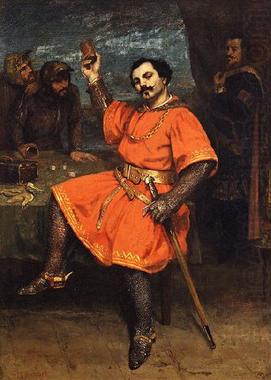 Portrait of Louis Gueymard, Gustave Courbet